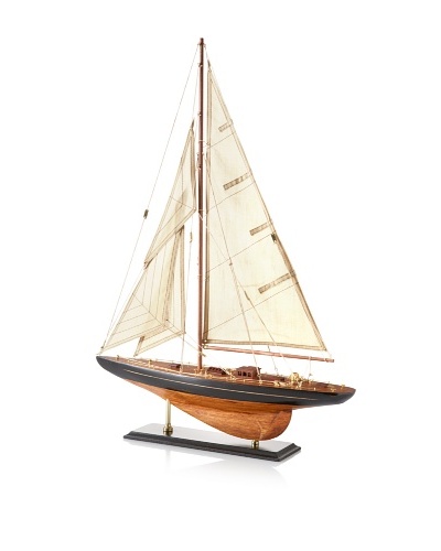 Wooden Model Sailboat