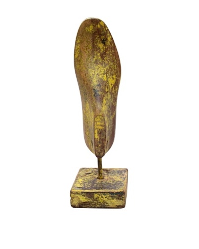 Cobblers Shoe Mold, Lemon Yellow