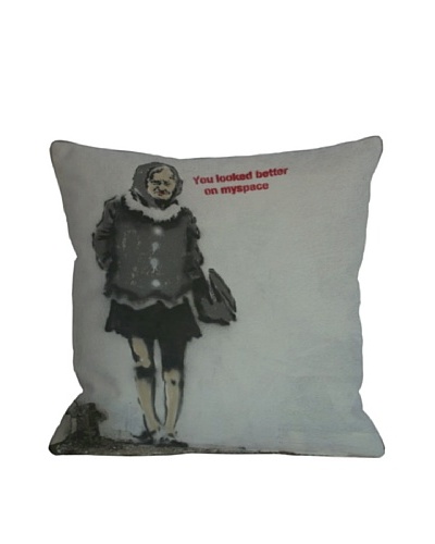 Banksy Myspace Pillow