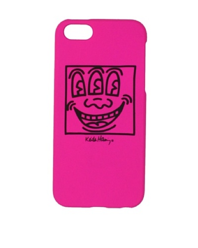 Keith Haring Collection Bezel Case for iPhone 5 with Earphones Face/Pink