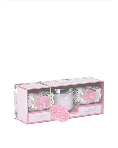 Castelbel Ambiante Rose Soap & Candle Gift Set