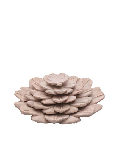 Set of 5 Lotus Flower Trays, Blush Pink