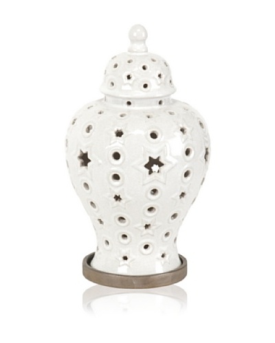 Marrak Ceramic Lantern, Small