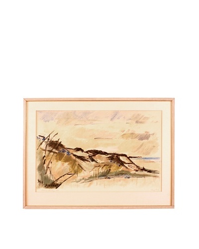 Landscape, 1968 Framed Artwork