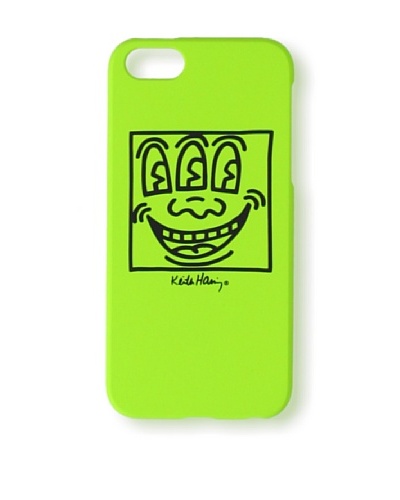 Keith Haring Collection Bezel Case for iPhone 5 with Earphones Face/Yellow