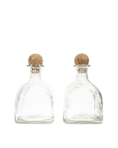 Set of 2 Patron Bottles with Corks
