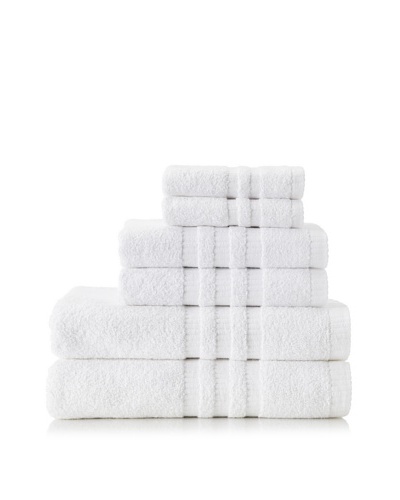 6-Piece Bath Towel Set, WhiteAs You See