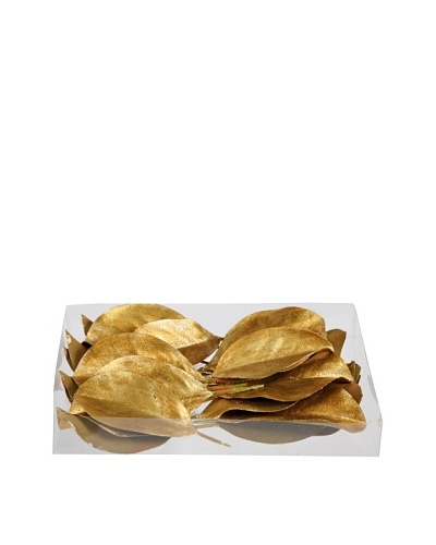 24-Piece Majestic Gold Leaves