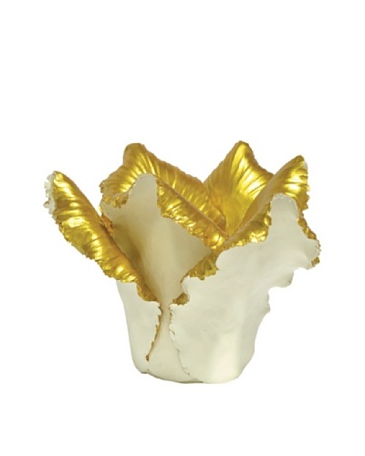 Ceramic Daffodil Candle Holder