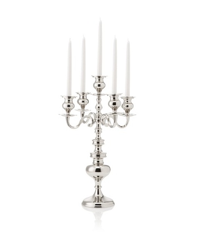 Polished Nickel 5-Tier Candelabra, SilverAs You See