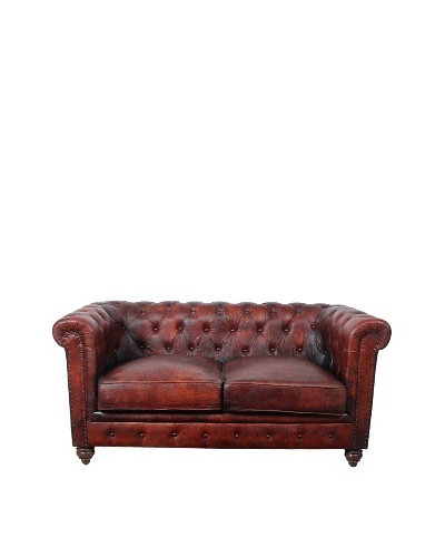 Chesterfield Loveseat, French Roast