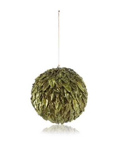 Leafy Design Ball Ornament