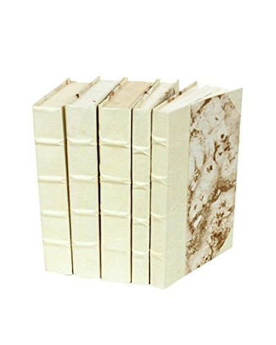 Set of 5 Parchment Collection Books, Natural