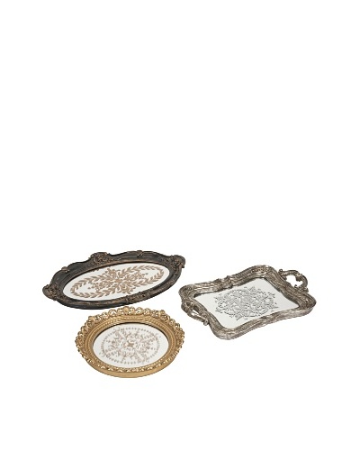 Set of 3 Assorted Hallet Trays