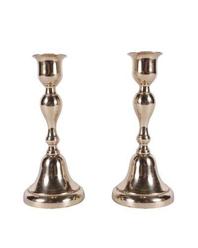 Set of Brass Candlesticks