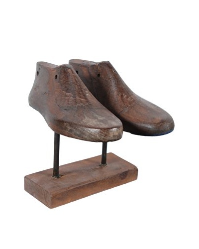 Double Shoe Mold, Espresso Horizontal