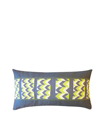 Sheer Throw Pillow, Green