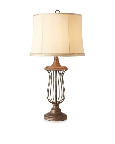 French Quarter Table Lamp, Aged Bronze