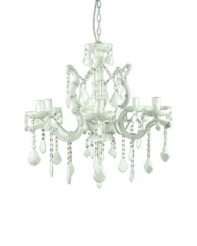 Galt White Chandelier