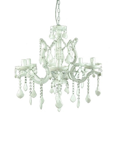 Galt White Chandelier