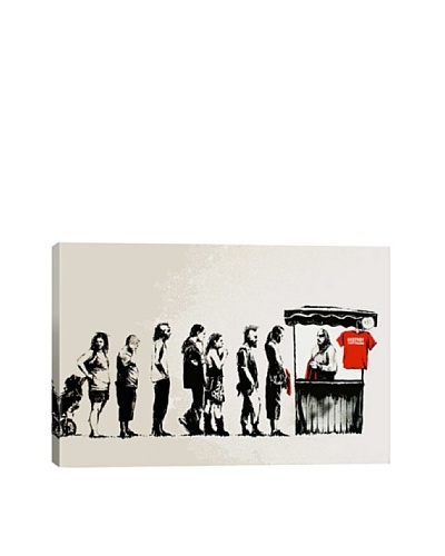 Banksy Destroy Capitalism Canvas Print