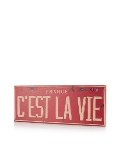 Greg Constantine C'est La Vie Giclee on Cork Board