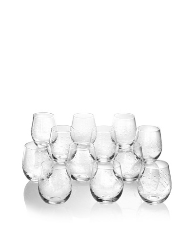 Set of 12 Coral Beach Tumblers