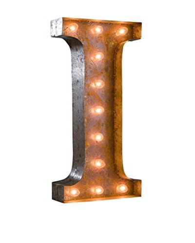 24″ Vintage-Inspired Letter I Marquee Light