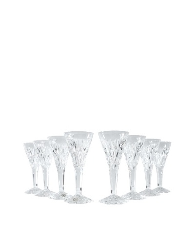 Set of 8 St. Lambert Crystal Sherry Glasses, Clear