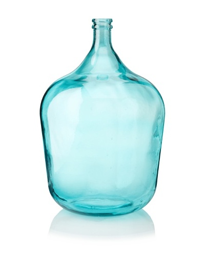 Glass 21″ Vase, Teal