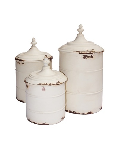 Canister Set, Antique Cream