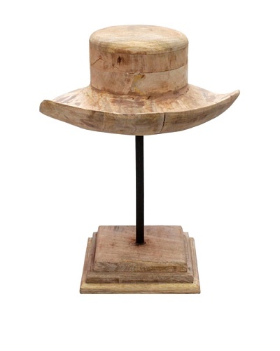 Wyatt, Wood Hat Mold, Tan