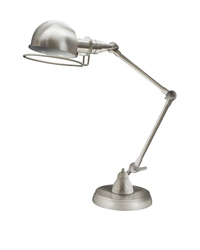 Clifton Desk Lamp, Satin Nickel