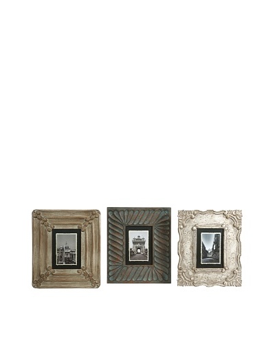 Set of 3 Aiden Hand Carved Frames