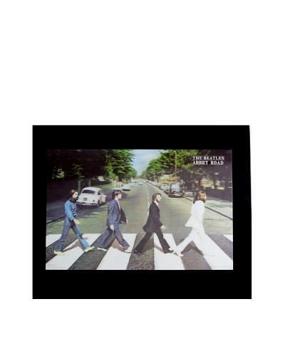 The Beatles Abbey Road Framed 3-D Hologram Poster