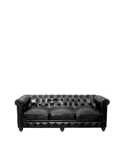 Chesterfield Sofa, Raven Black