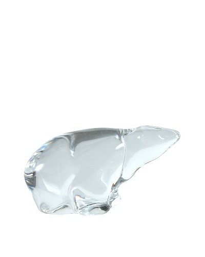 Glass Polar Bear Figurine, Clear
