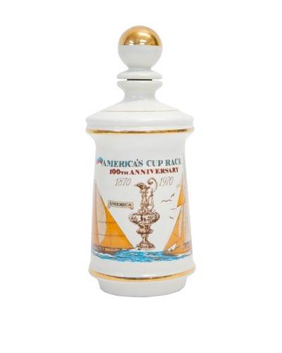 Circa 1970's America's Cup Race 100th Anniversary 1870-1970 Decanter