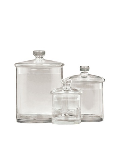 Set of 3 Glass Jars