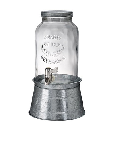 Oasis 1.5 Gallon Beverage Server with Galvanized Stand
