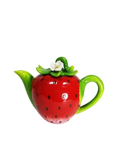 Ceramic Strawberry Teapot