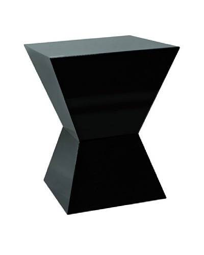 Trapezoid Shorter Square Column, Black