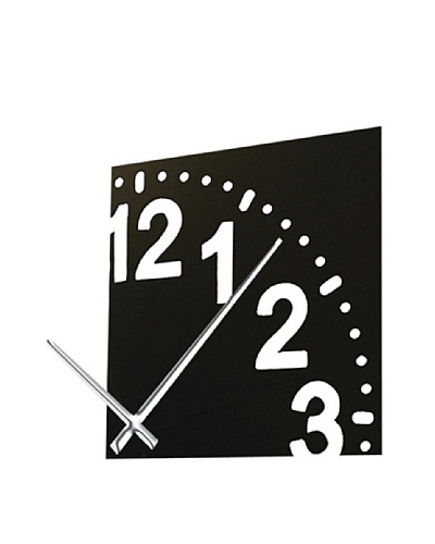 Infinity Wall Clock with Chrome Hands., 12″