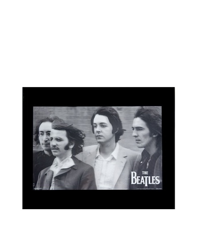 The Beatles FAB 4 Framed 3-D Hologram Poster