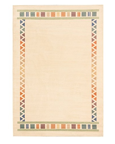 Lotus Mod Rug, Ivory, 6' 6 x 9' 5