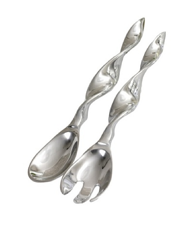 2-Piece Twist Aluminum Salad Server Set