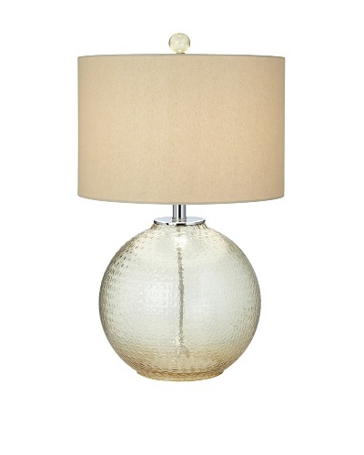 Bubble Pattern Glass Table Lamp