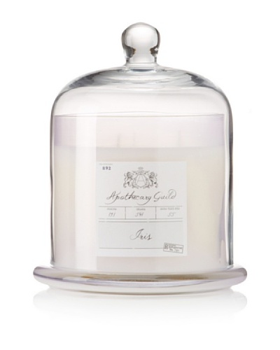 Apothecary Guild Candle Jar with Glass Dome, Iris, Large