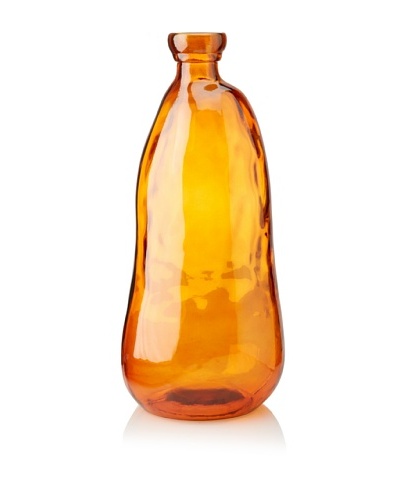 Glass 20″ Vase, Orange