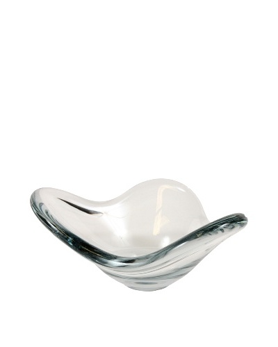 Holmegaard Small Glass Dish, Blue